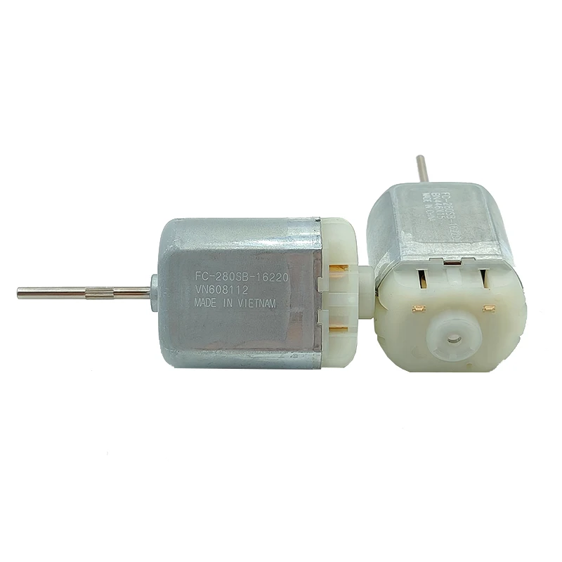 MABUCHI FC-280SB-16220 Mini 280 DC 12V Motor 24mm Car Door Lock Actuator Folding Rearview Mirror Repair with 23mm Long Shaft