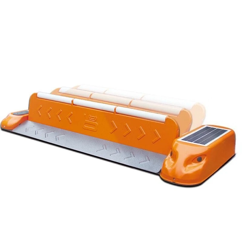Solar flat parking lock, intelligent induction remote control electric floor lock, thickened anti-occupation artifact