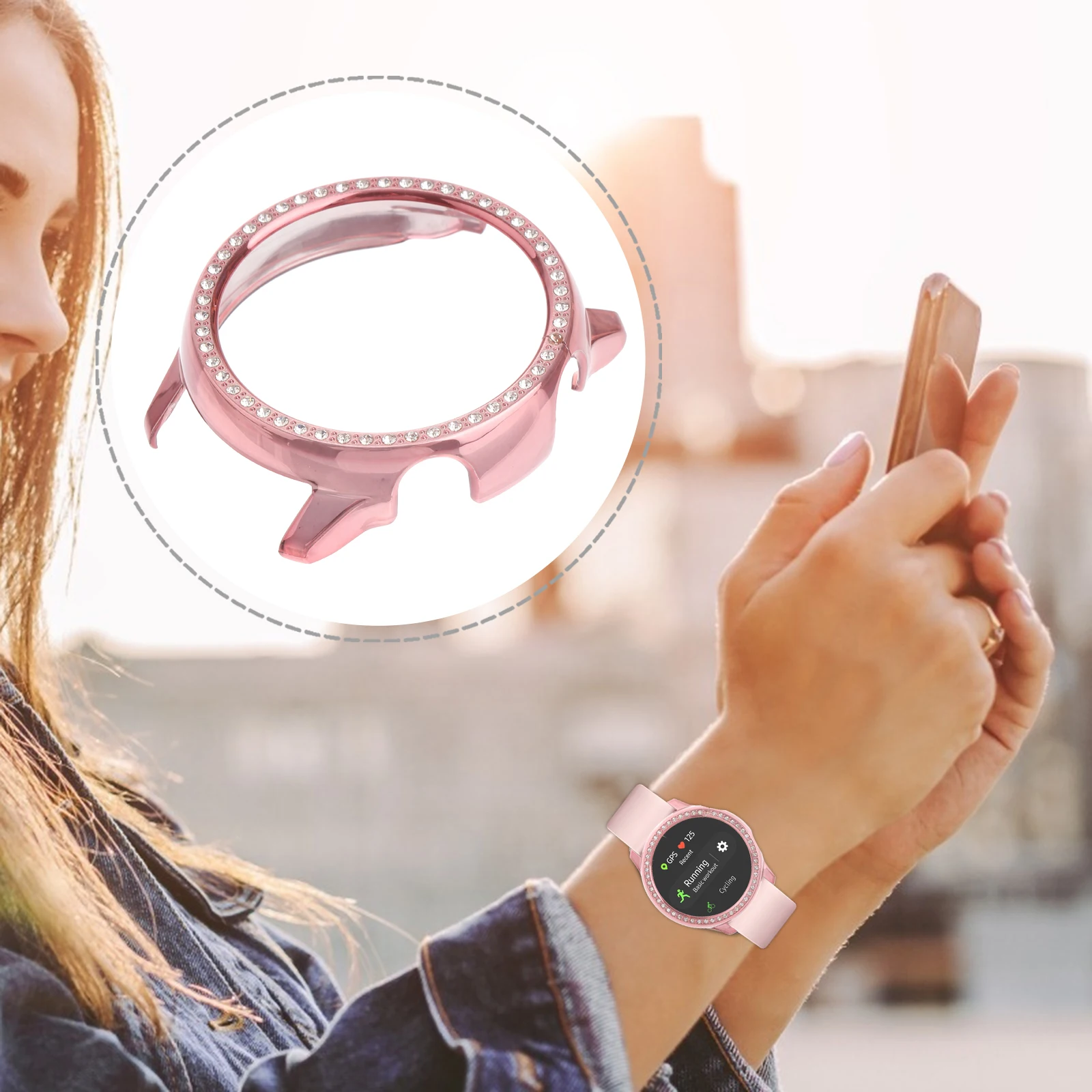 Watch Protective Case Smart Cover Honorable Looking Frame Bump-resistant Stylish and Elegant