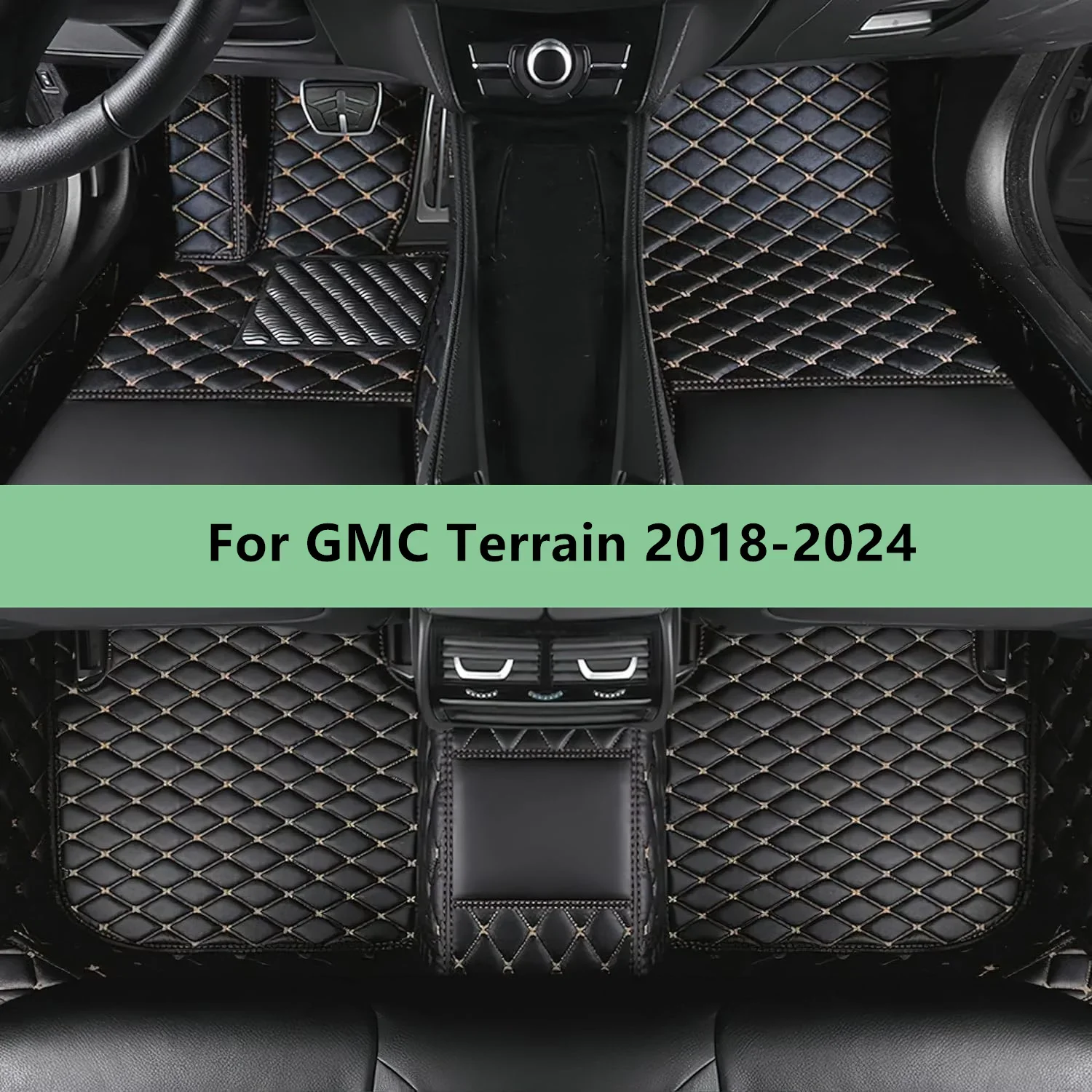 Custom Car Floor Mats For GMC Terrain 2018-2024 Car Floor Mats For Men Women Car Accessories