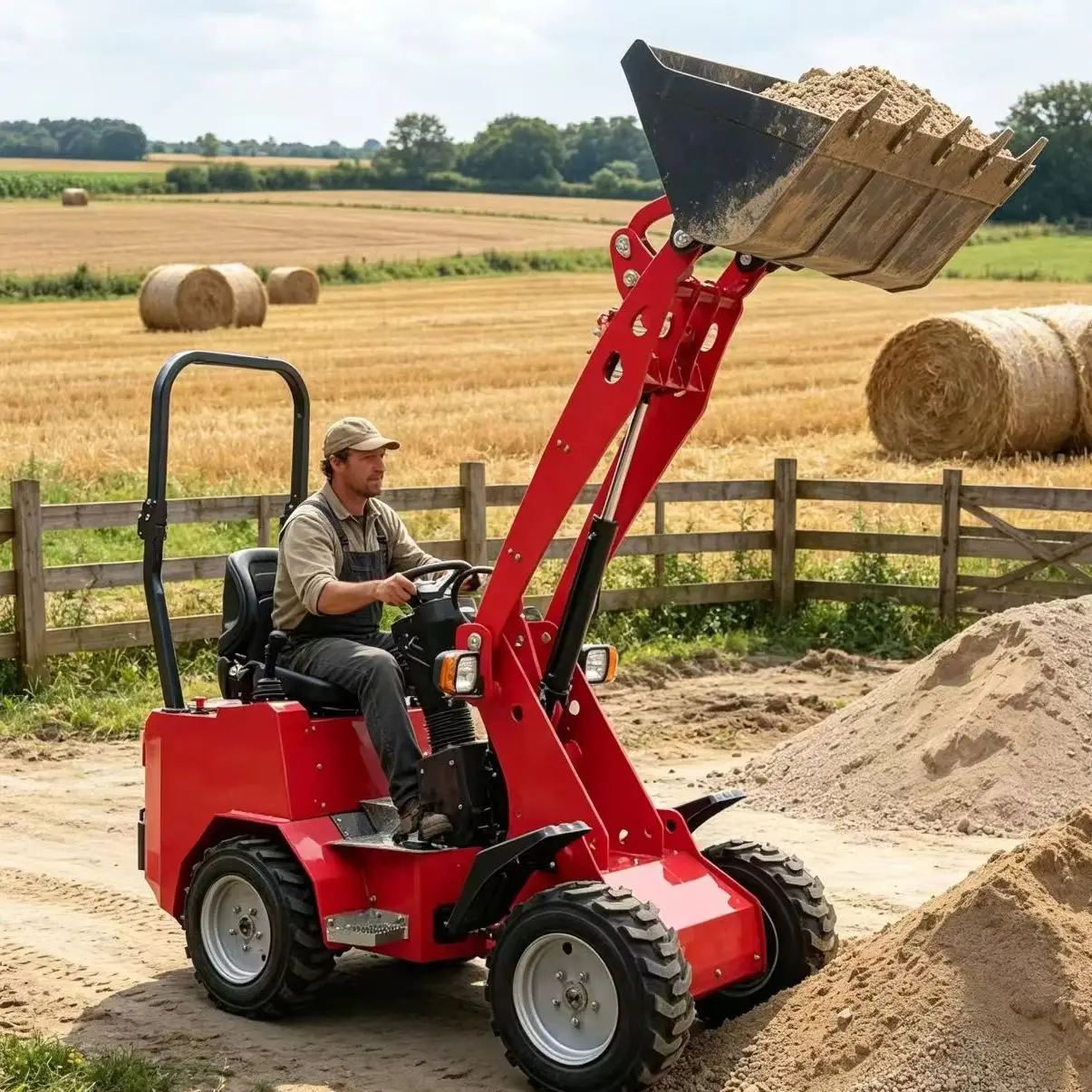 

Mini Loader – CE European Standard, Compact Design for Landscaping & Small Sites