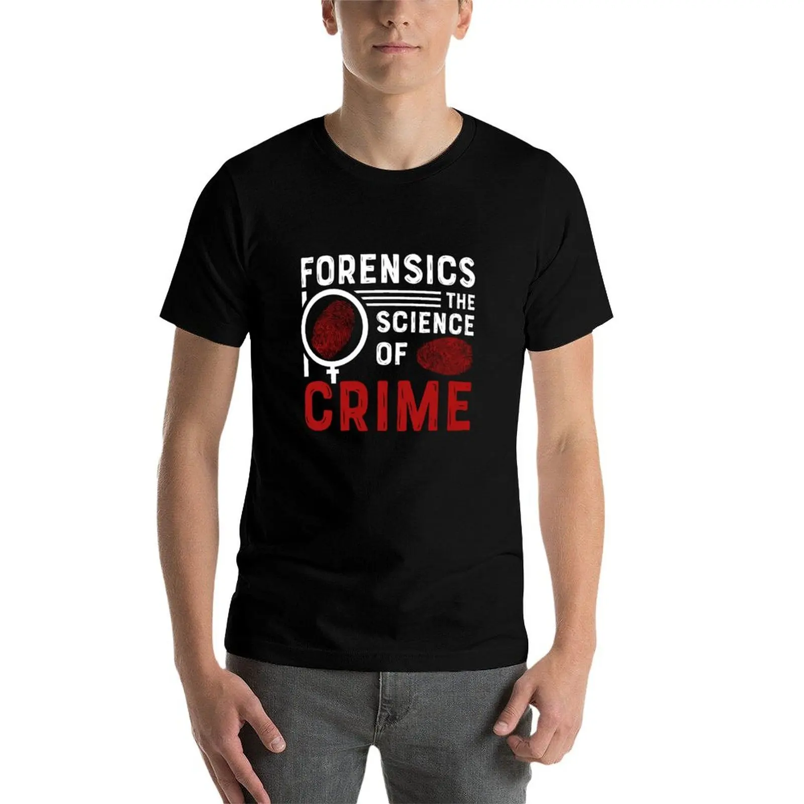 Forensic Science Investigator T-Shirt aesthetic clothes customs design your own vintage anime shirt plain t shirts men