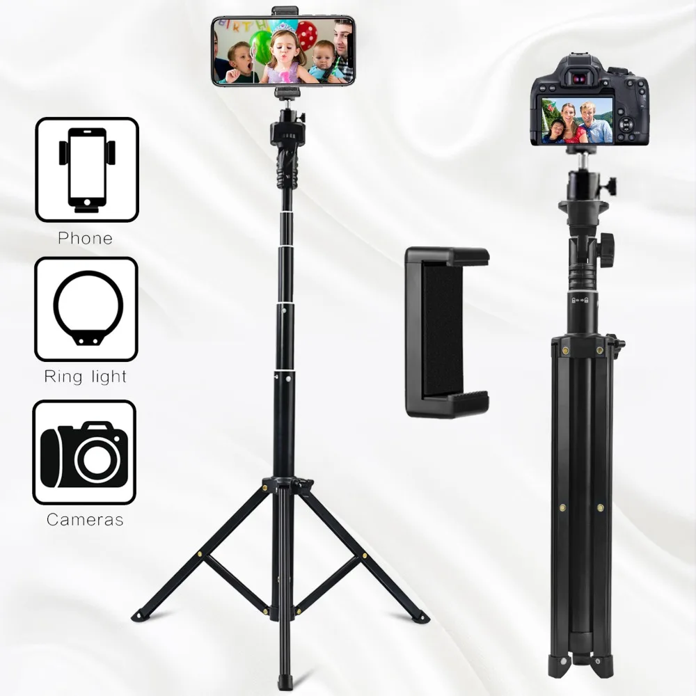 ZOMEI 133cm Selfie Stick 3 w 1 Statyw do transmisji na żywo Uchwyt do statywu Składany do telefonu komórkowego iPhone Huawei Samsung Xiaomi