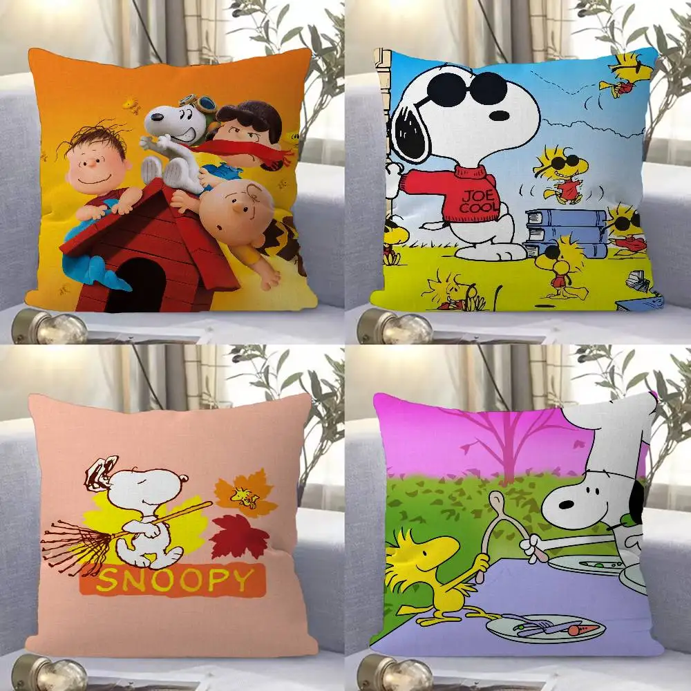 Cartoon S-Snoopy pillow cover sofa cushion cover home room decoration children gift
