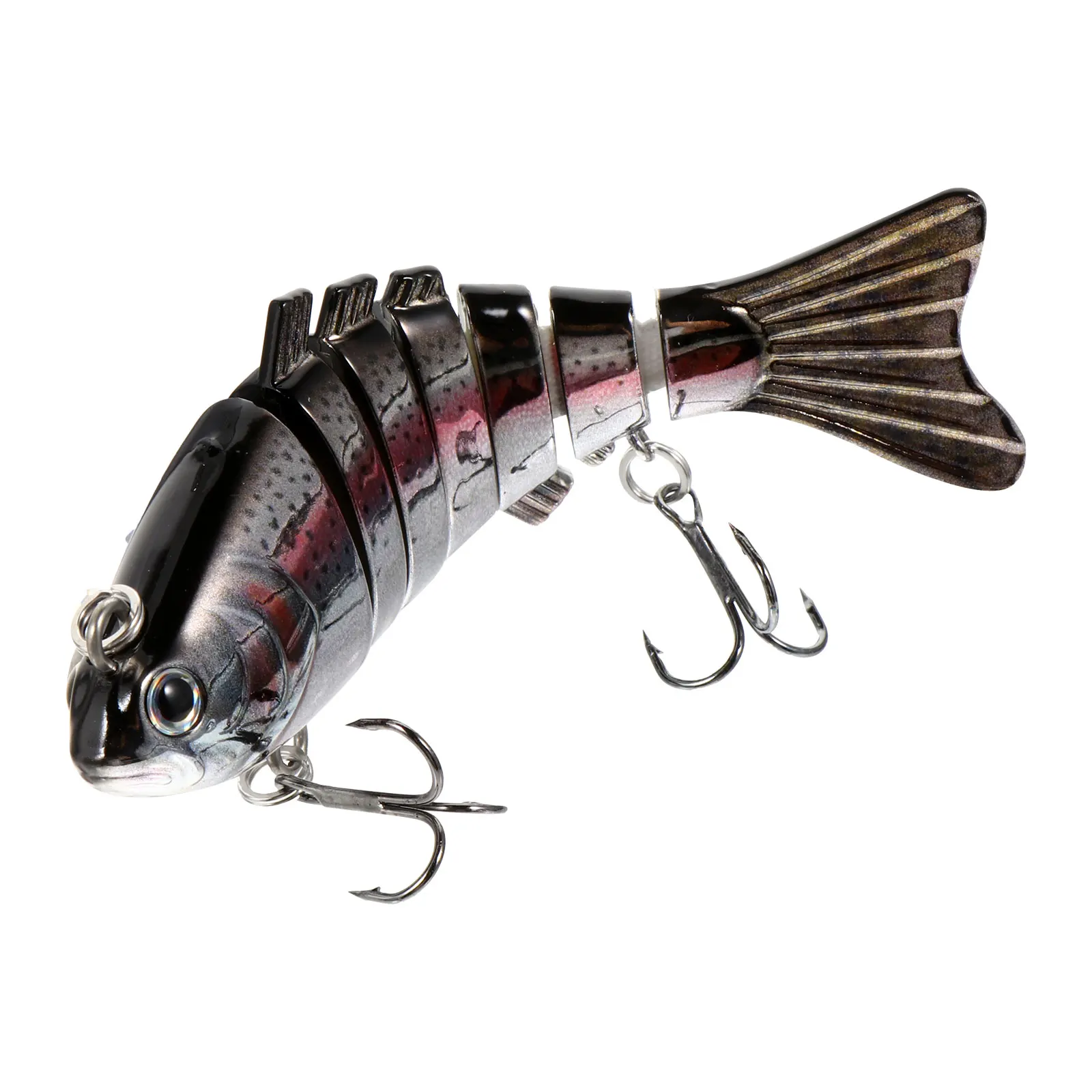 

Multi Jointed Swimbait Fishing Lures Hard Bait Stainless Steel Trout Fake Lightweight Durable Suitable Various Fish Outdoor