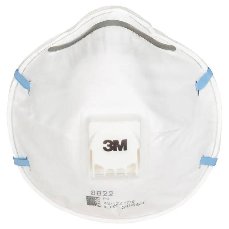 3M 8822 Protective Mask Anti Particle Haze Pollen Dust Polishing Headband Breathing Valve Mask