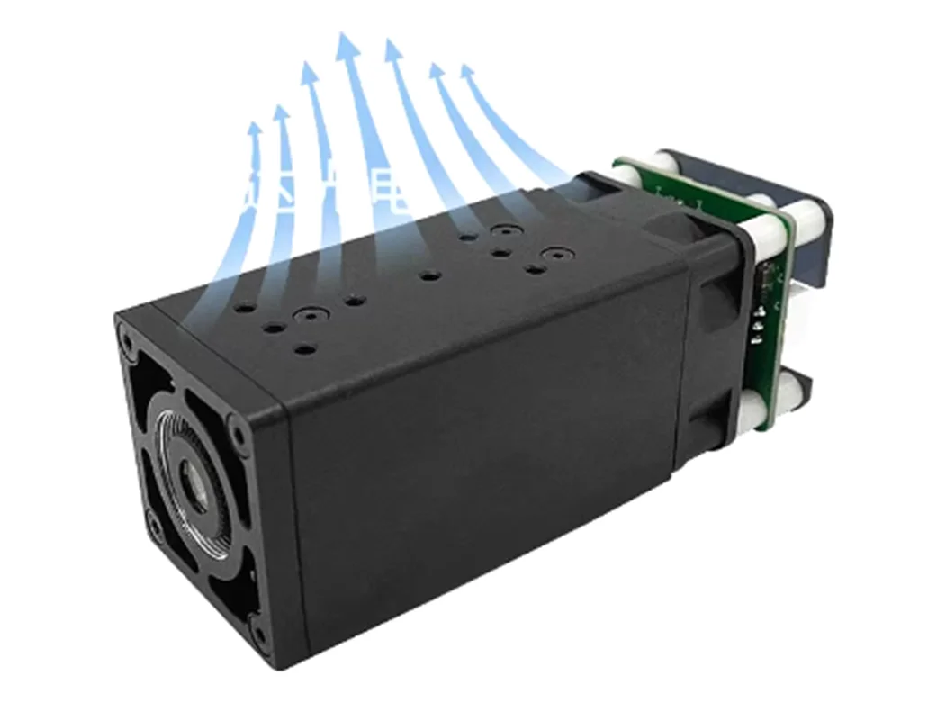 Modulo laser di guida per uccelli a fascio grosso 520nm 3w/455nm 5w/638nm 2W 3CM TTL