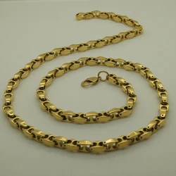 14''-40''  6mm width  gold plating women  tungsten necklace