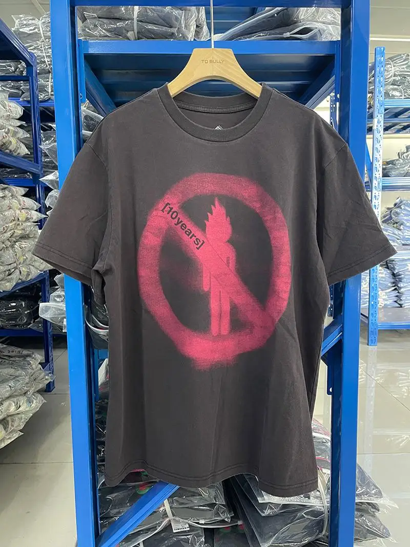 

Мужская футболка Heavy Du ort Sve round Ne, повседневный топ с принтом логотипа Faion для молодежи, трендовая весенняя коллекция