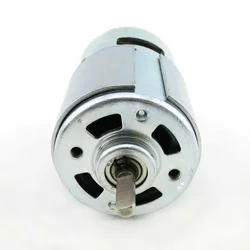 RS-775 DC Motor DC 12V 4500RPM High Speed Precious Ball Bearing Large Torque Long Life D-Shaft for Electric Drill Tools Model