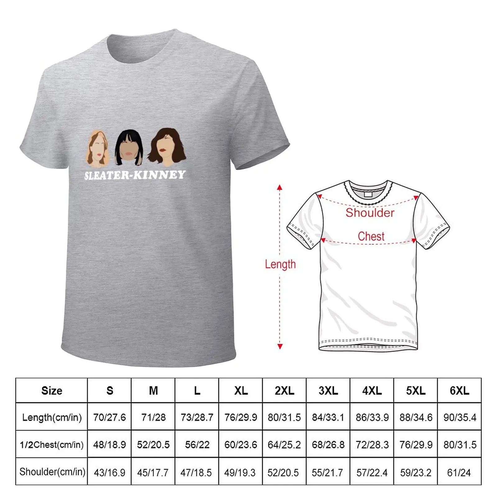 sleater-kinney faces T-Shirt boys animal print boys whites shirts graphic tees mens clothes