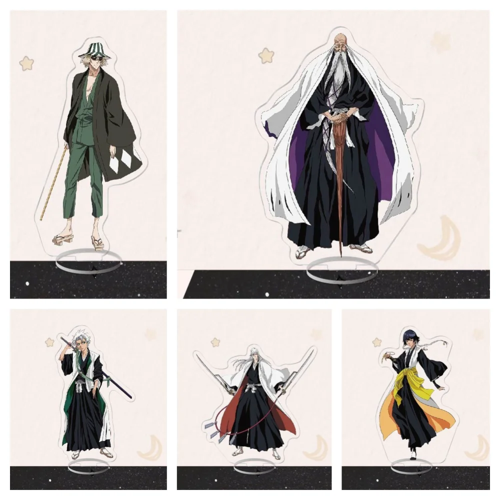 15CM Anime BLEACH Acrylic Stand Keychain Model Cosplay Characters Ornament Accessories Goods Collection Gifts