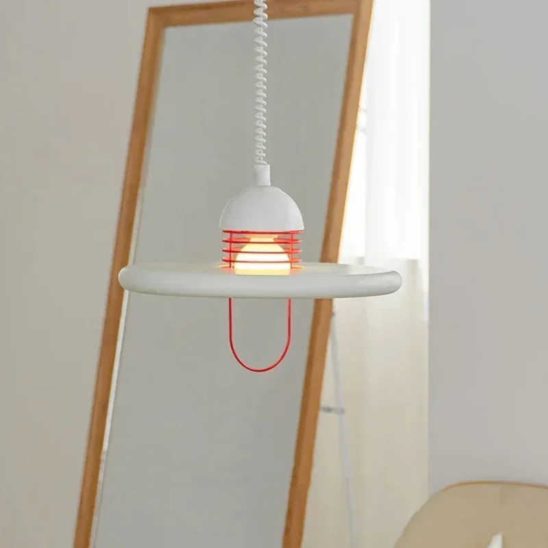 Minimalist Flying Saucer Pendant Light for Bedroom LivingRoom Dining Room Office Study Area with LED
