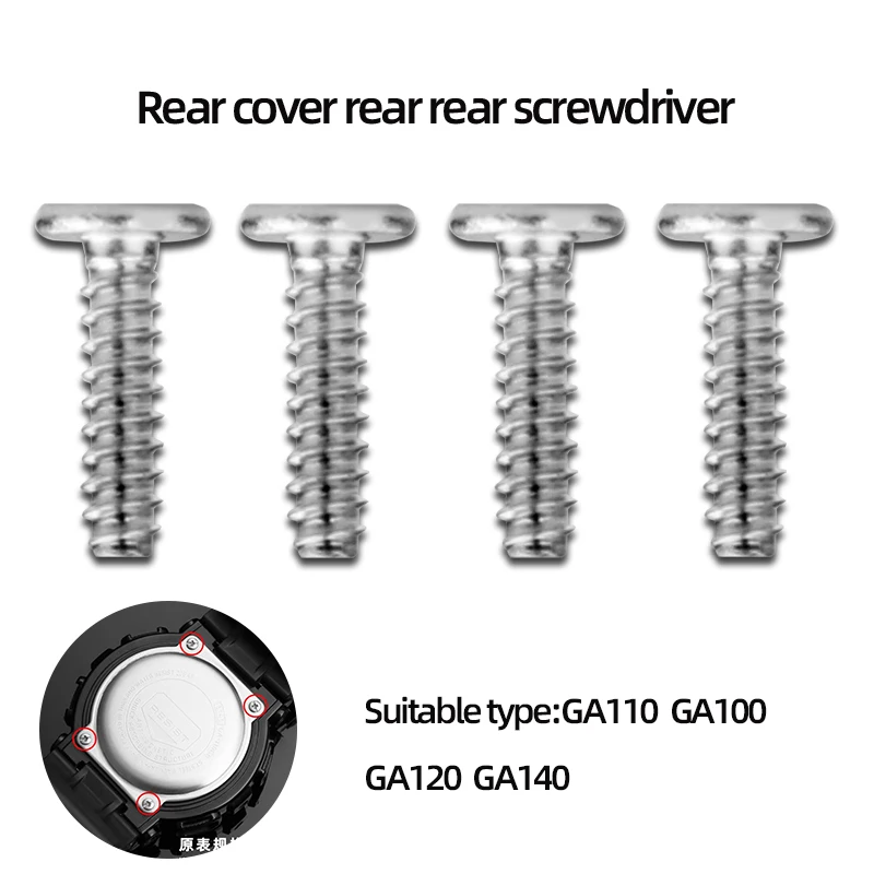 Fitted With Casio GA-110/120 GD-110/120 DW6900 DW5600 DW-5600 GW-B5600 Rear Cover Screw Fittings