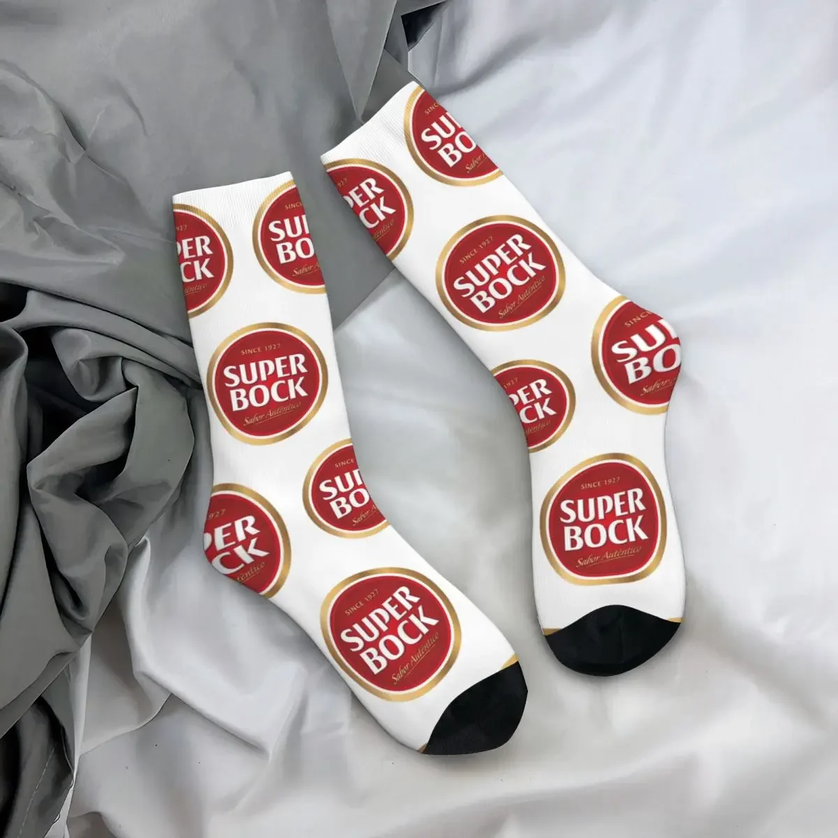 

Носки All Seasons Crew Stockings Super Bock Since 1927, длинные носки в стиле Харадзюку для мужчин и женщин, подарки на День святого Валентина