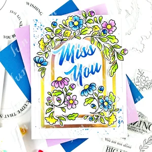 Arches Frame Cutting Dies Baru Kedatangan 2023 Kerajinan Paskah Perangko Bening Stensil dan Set Pelat Foil Panas Dekorasi Buku Tempel 8 stempel dan cetakan penjualan terbaik - №