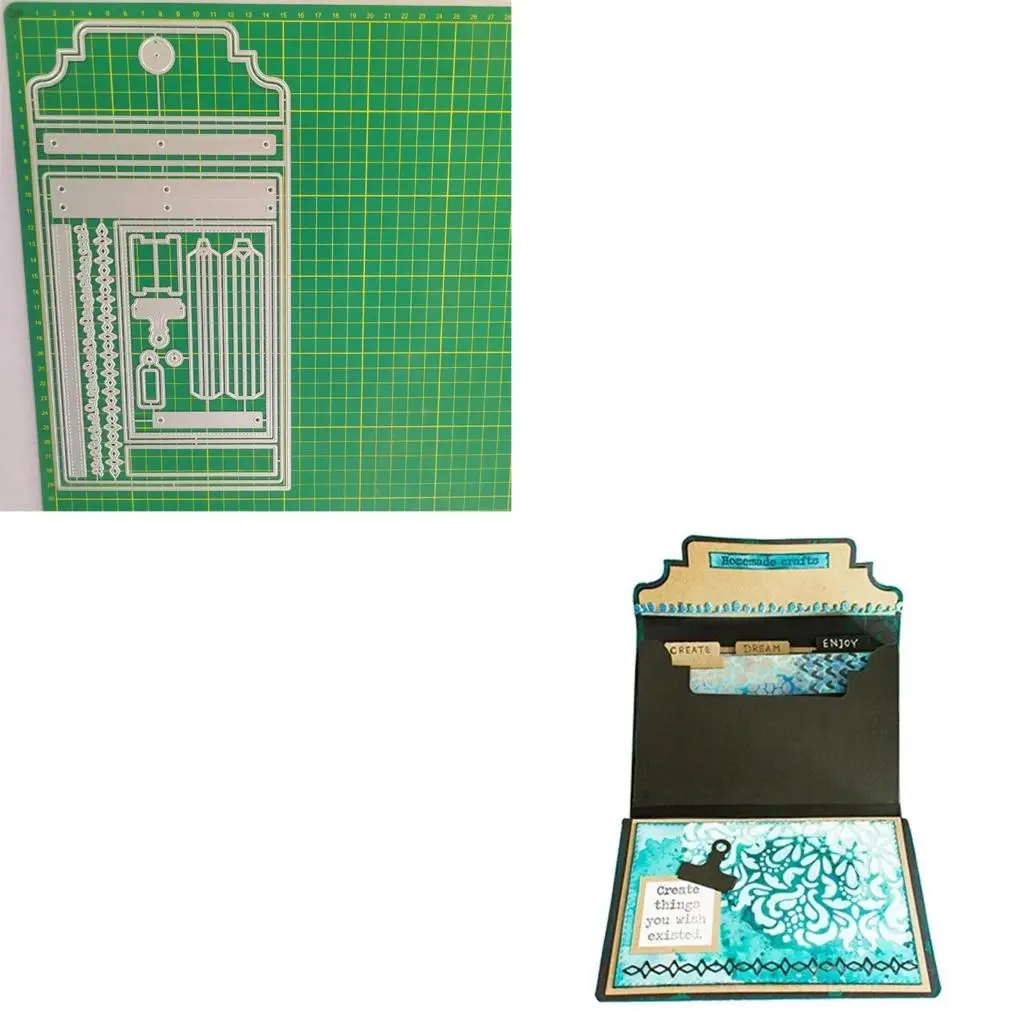 

Photo Album Loose-leaf Metal Cutting Dies Stencil DIY Scrapbooking Album Paper Card Template Mold Embossing Craft