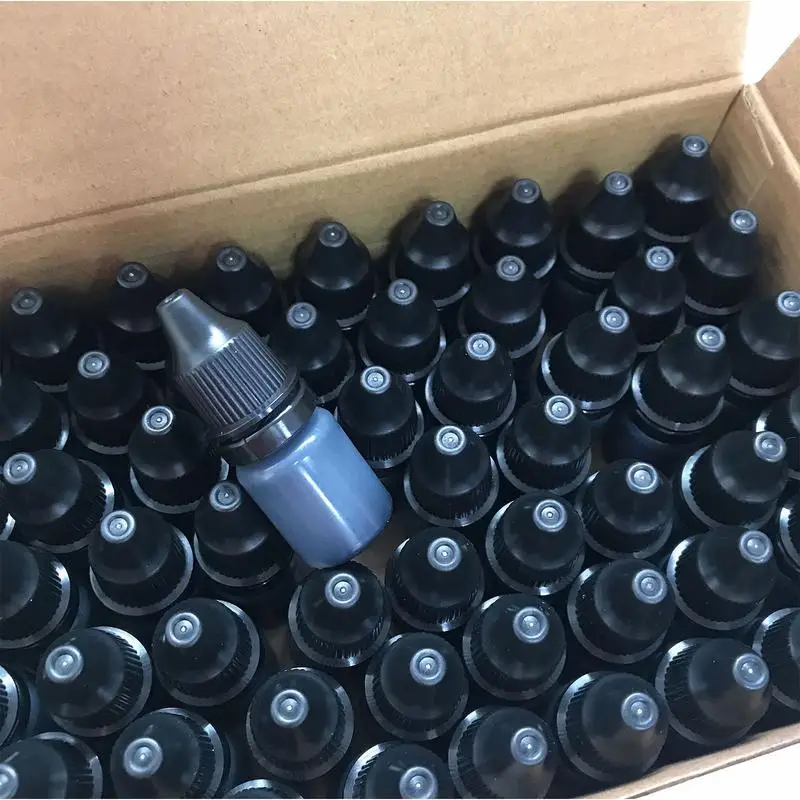 Refill Ink For Stamp Black Stamp Replacement Ink 10ml Stamp Accessories Lightweight Stamp Refill Ink For Parcels Envelopes