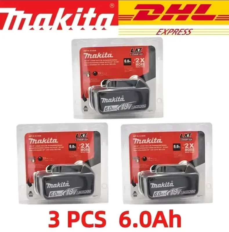 ✅100% 🔋originální dobíjecí baterie Makita 18V 6,0Ah, pro Makita BL1860 BL1860B BL1850 BL1850B baterie pro elektrické nářadí - náhled 3