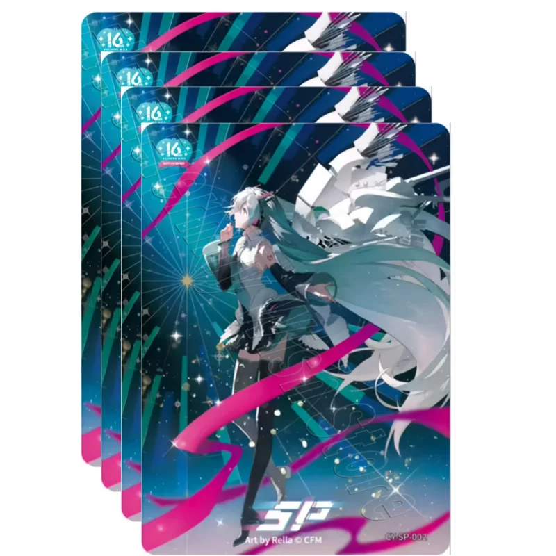 Original Hatsune Miku SP 001-008 Cards  Anime Characters Commemorative Collection Card