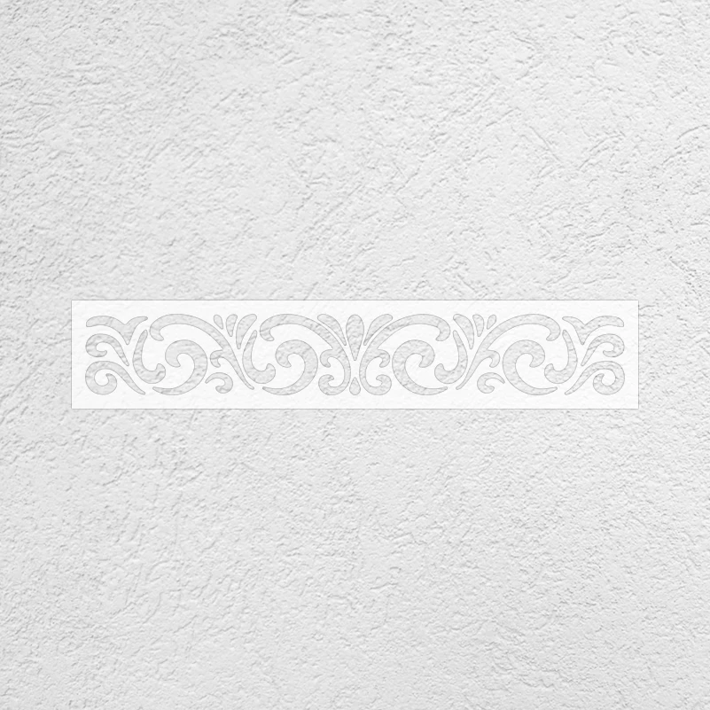 80cm - 120cm Stencil Painting Stencils For Walls Wall Decorative Custom Designs Large Diy Art Damask Border Baroque Rococo S427 - view 2