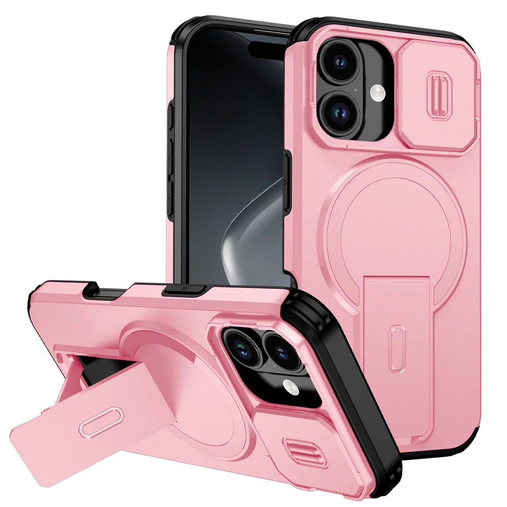 Stoßfeste, faltbare Handyhülle mit magnetischem Ständer für iPhone 18 17 16 15 14 13 12 11 Pro Max Air 16E, Vollschutz für die Kameralinse. – Detail 13