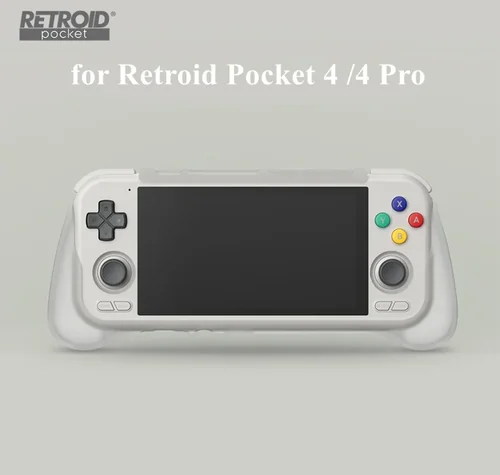 Nuevo Retroid Pocket 4 Pro Grip Protect TPU Shell Case Retroid Pocket 4 Officail Grip para RP4 soporte de consola Retro
