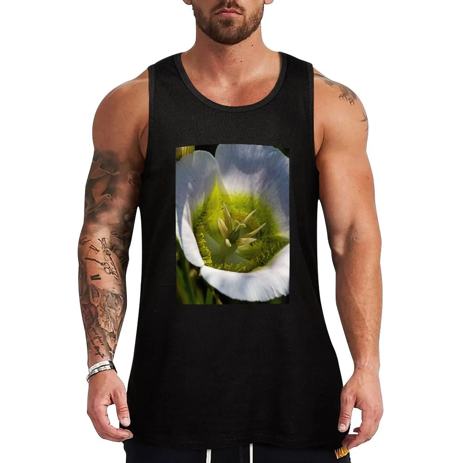 Camiseta sin mangas Mariposa Lily, camiseta sin mangas holgada, informal, para uso diario, sin mangas, para verano