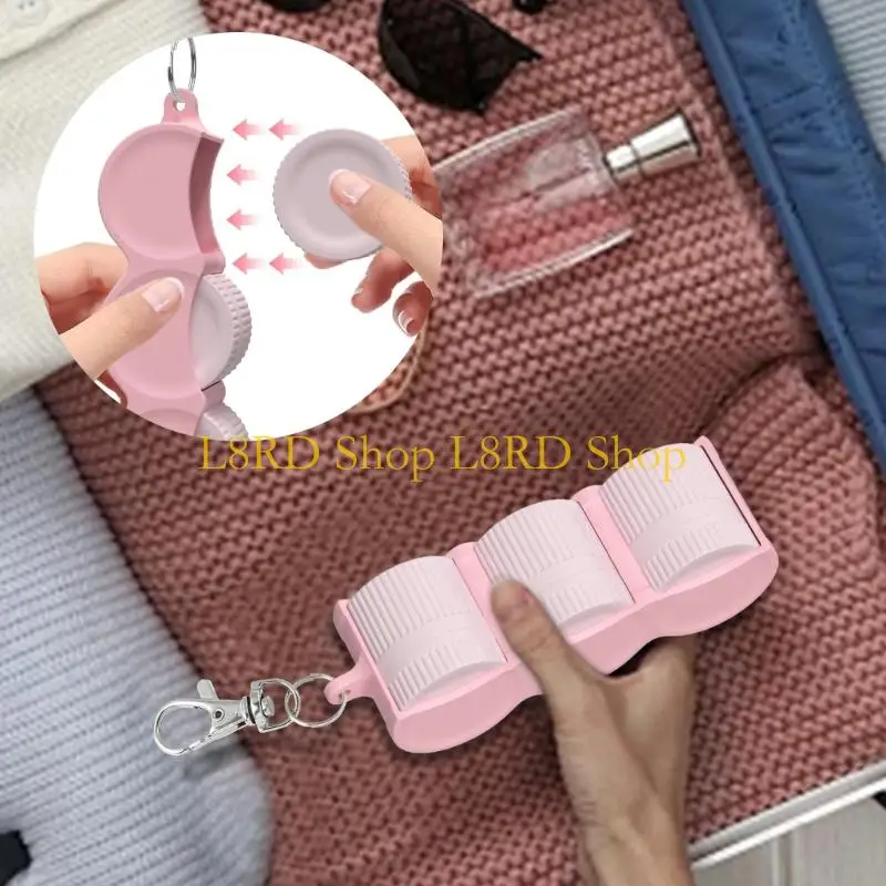 L8RD Reusable Silicone Travel Bottles Multiple Capacities Leakproof Color Labels