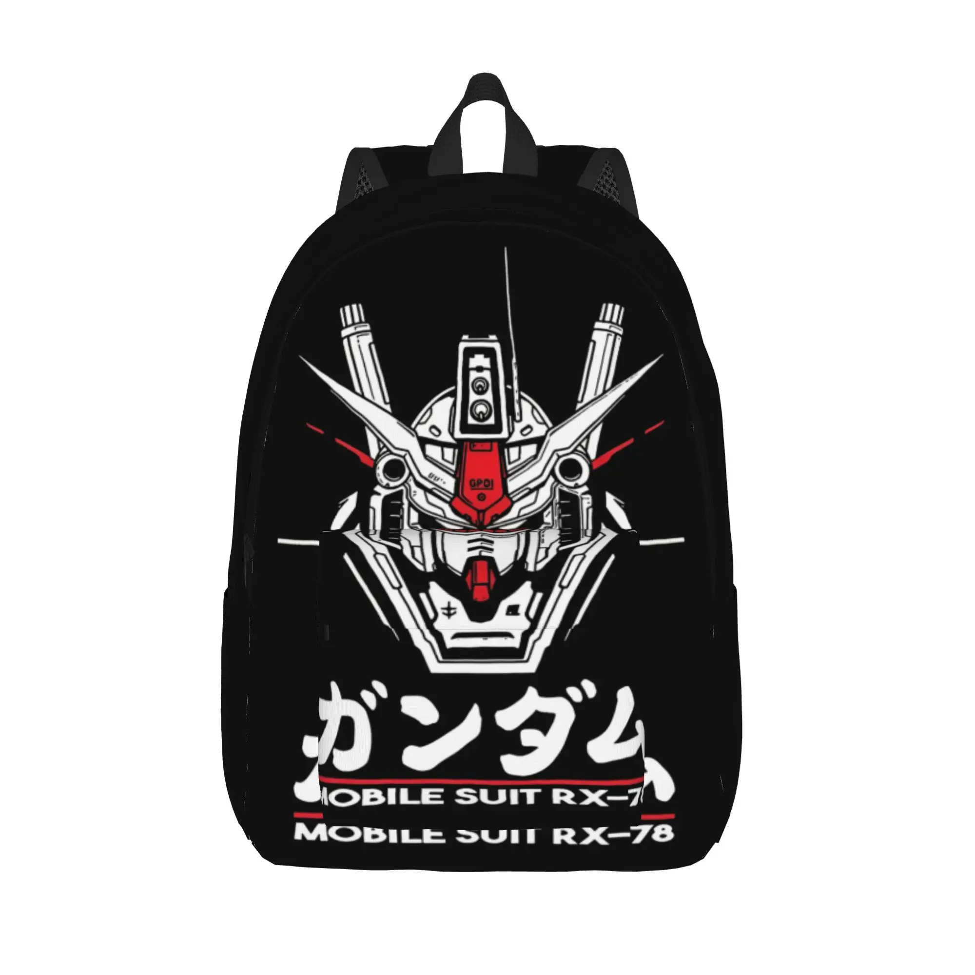 

MOBILE SUIT GUNDAMs manga anime Backpack for Men Women Teenage High School Hiking Travel Daypack Laptop Shoulder Bag Sports
