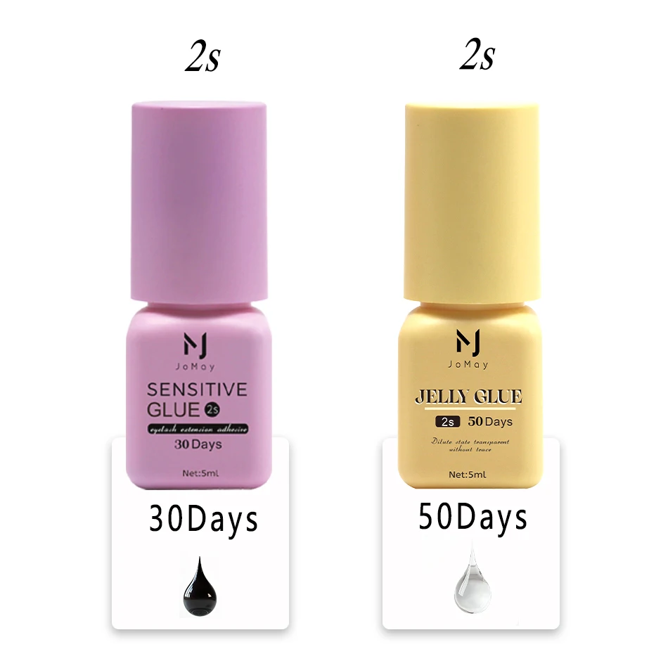 JOMAY Wimpernverlängerungskleber 0,3S-2S Extra Starker Wimpernkleber 8 Wochen Haltbarkeit Wimpernverlängerungszubehör Make-up für Profis – Detail 4