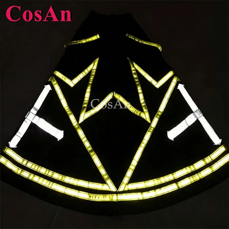 

CosAn модные улучшенные брюки с перекрестными узорами для танцев с призраками, брюки-клеш Melbourne, яркие брюки со светоотражающим эффектом