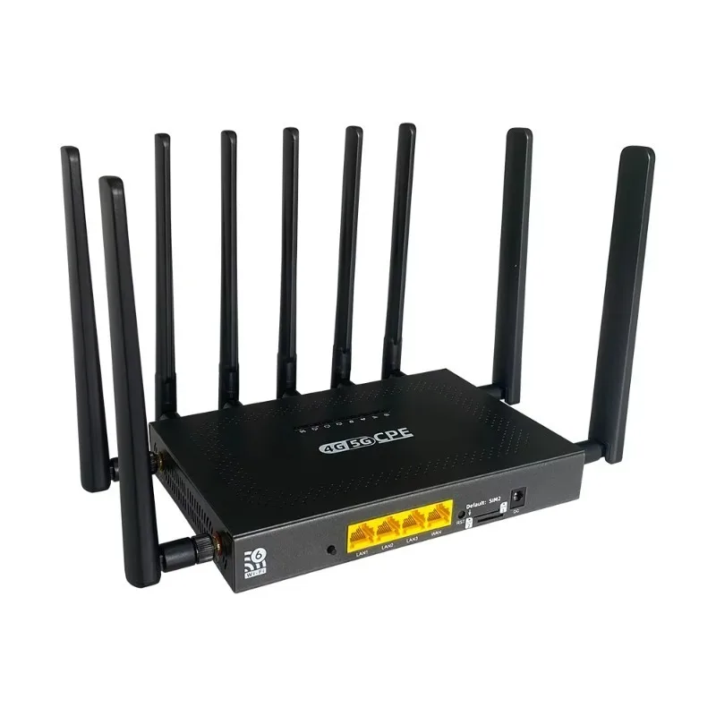 2023 New MT7981B Openwrt 21 4g Lte  Dual 5g Sim Wifi6 Wi-fi Router 5g With Sim Card Slot