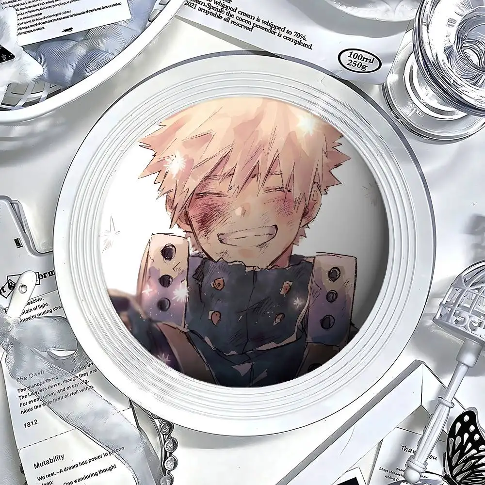 Anime Cute-K-Katsuki BakugoS-kawaii Badge Pins For Friend, Backpack, Clothing, Collectible Accessories, Jewelry Gift