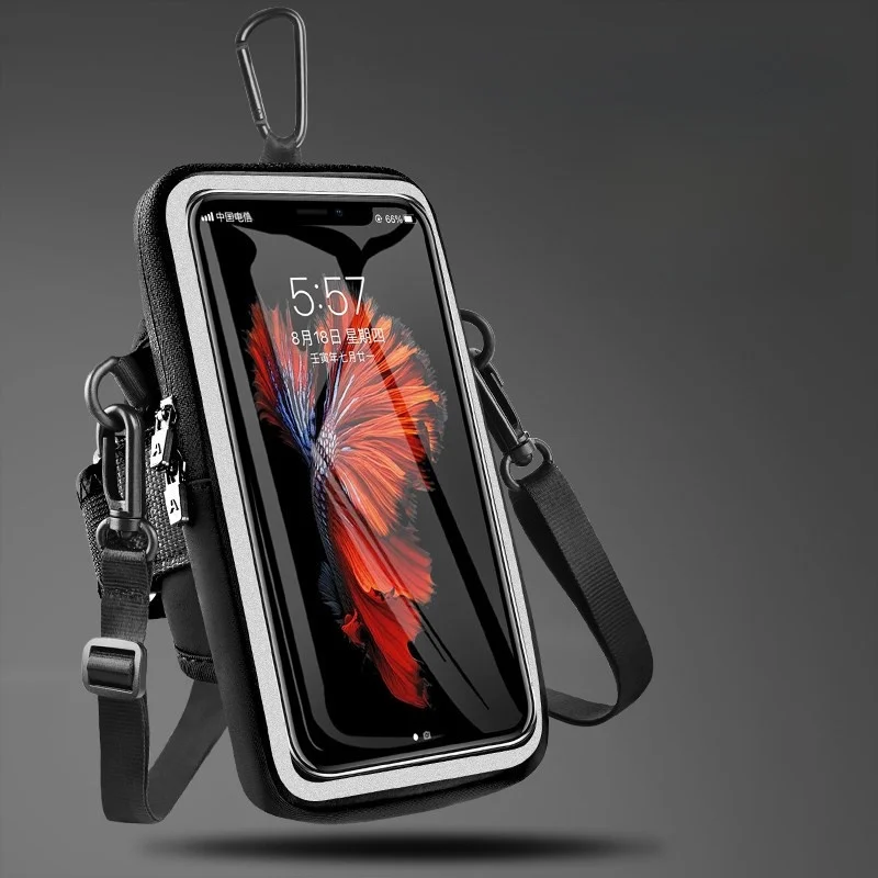 

Сумка-чехол для телефона на руку для фитнеса и бега, унисекс, 7 дюймов, универсальная, на запястье, через плечо, для спортивного инвентаря, для мужчин и женщин