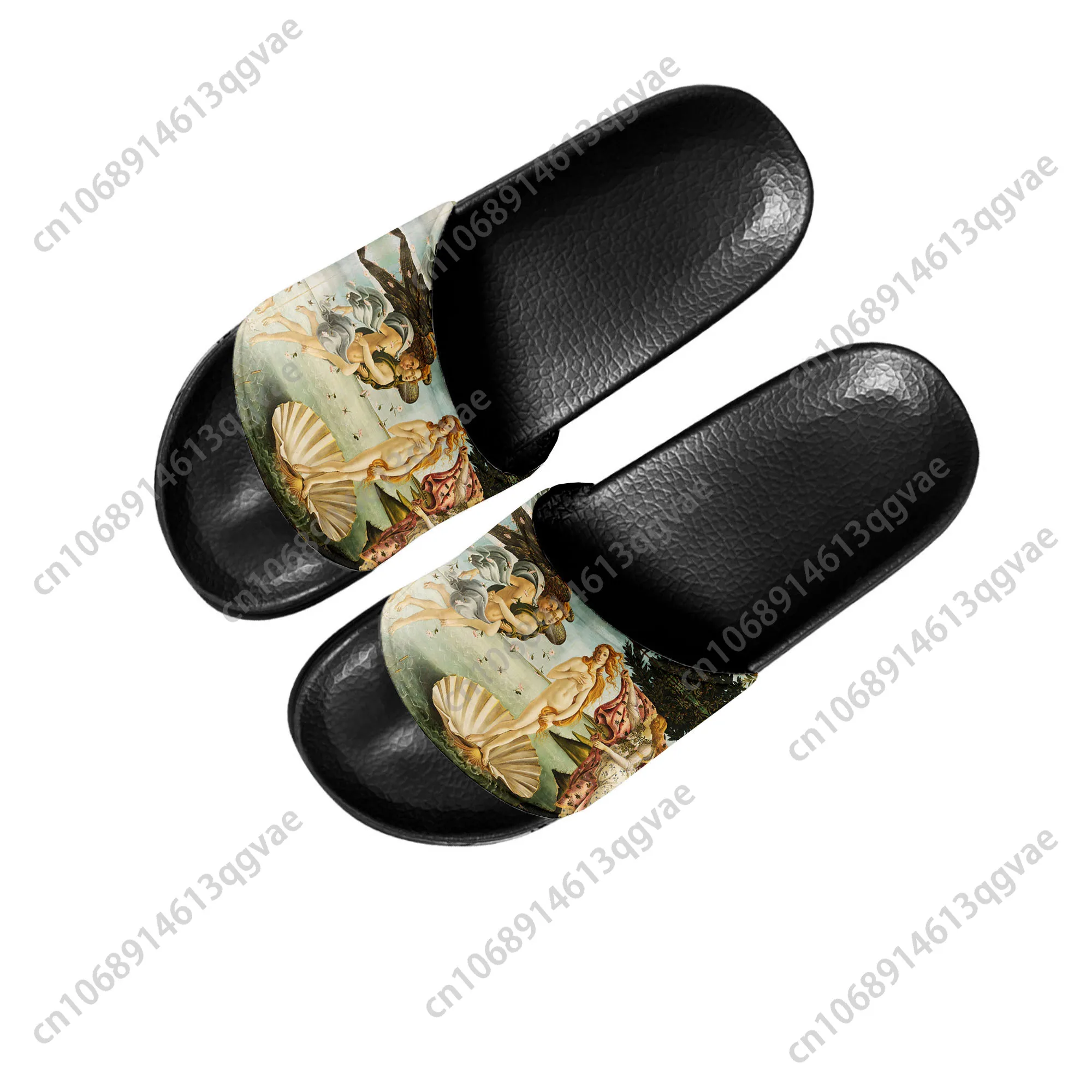 The Birth of Venus Slippers Home Water Shoes Men Women Teenagers Children Bathroom Beach Pool Sandals Custom Made Summer Slipper