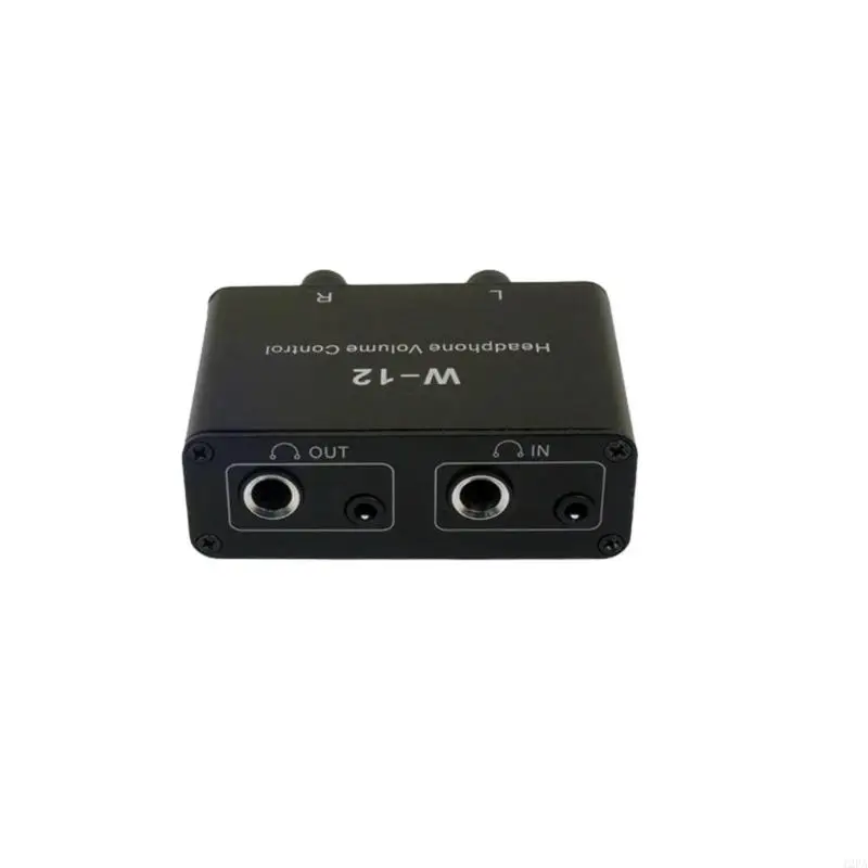 5HA 6.35mm 3.5mm Inline Volumes Controller Inline Audios Volumes Control Attenuator for 16Ω-600Ω Headphone Studio Monitors