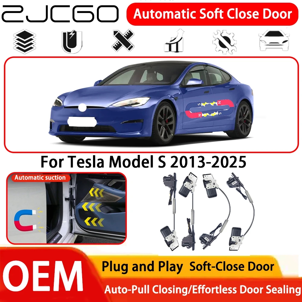 

Система автоматического мягкого закрывания дверей (Soft Close) для Tesla Model S 2013-2025: OEM, Plug and Play, комфортное закрывание