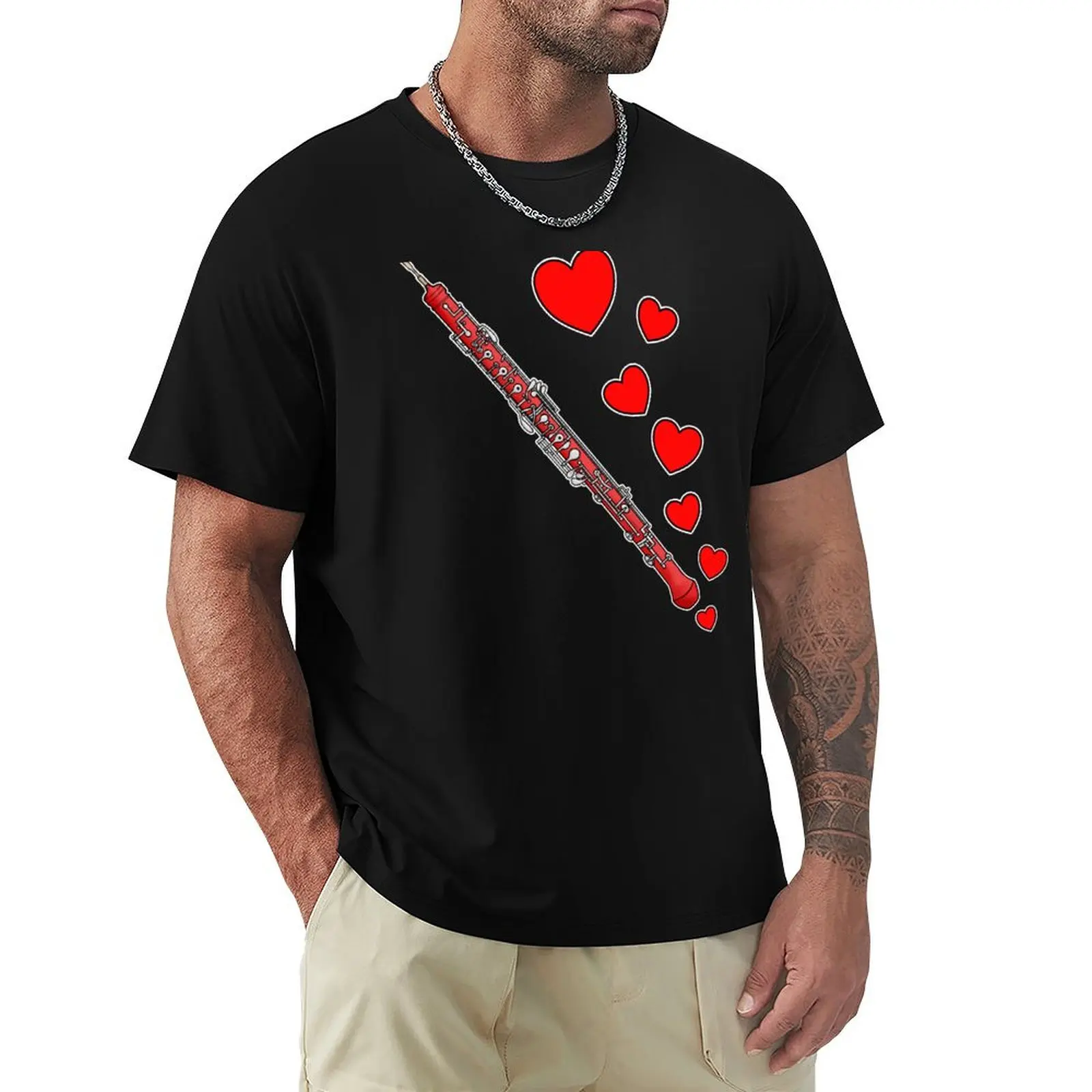 

Valentines Day Oboe Player Oboist Anniversary Wedding Musician T-Shirt summer shirt Funny t-shirts t shirts for men graphic
