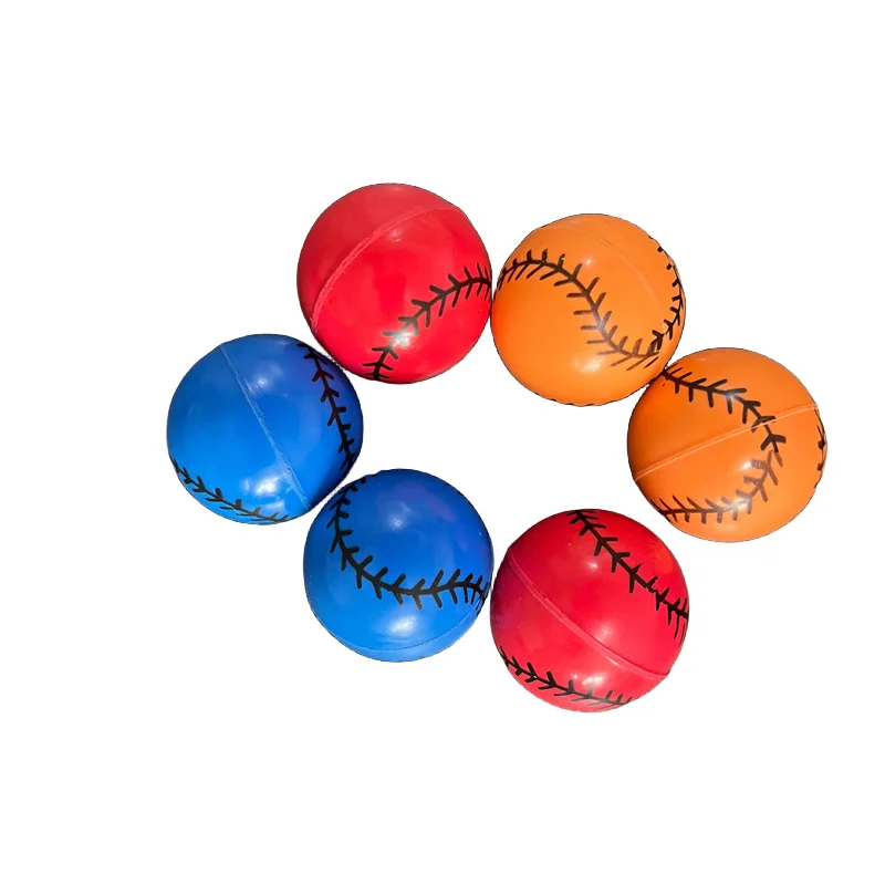 6 pcs 30mm Farbe elastische kleine Fußball Modellierung Hüpfball Simulation Fußball Hüpfball im Freien Eltern-Kind-Sportspiel zeug