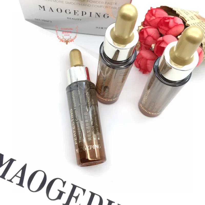 Maogeping Perfecting Transparent Cream Foundation Essence Glossy Nourish Improve Freshness Moisturizing Mate Skin Care Product