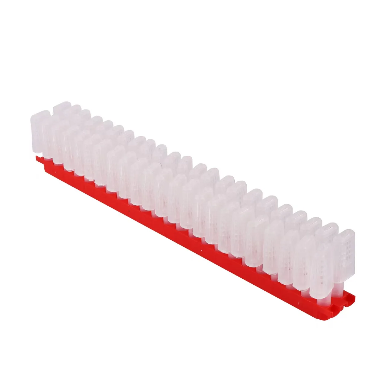 Red Queen Cage Transport Frame with 46 Holes - Mobile Plastic Beehive Protector & Isolator for Honeybee Queen Shipping Banking