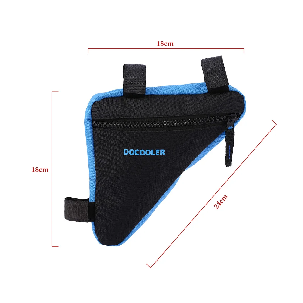 Docooler Triangle Cycling Bag Waterproof Bicycle Front Saddle Tube Frame Pouch Bag Holder Outdoor Sport Triangle Bicycle Bag