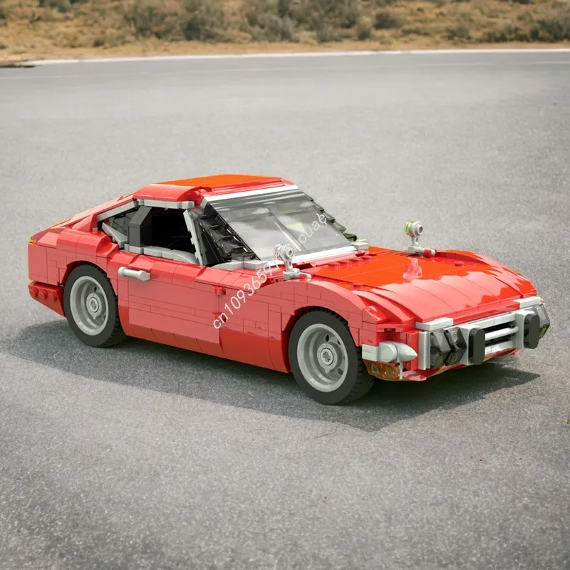 802PCS Stadt Champion Toyotases 2000GT Bausteine Pädagogisches DIY Kreative Spielzeug Geburtstag Geschenk Für Kinder Blöcke