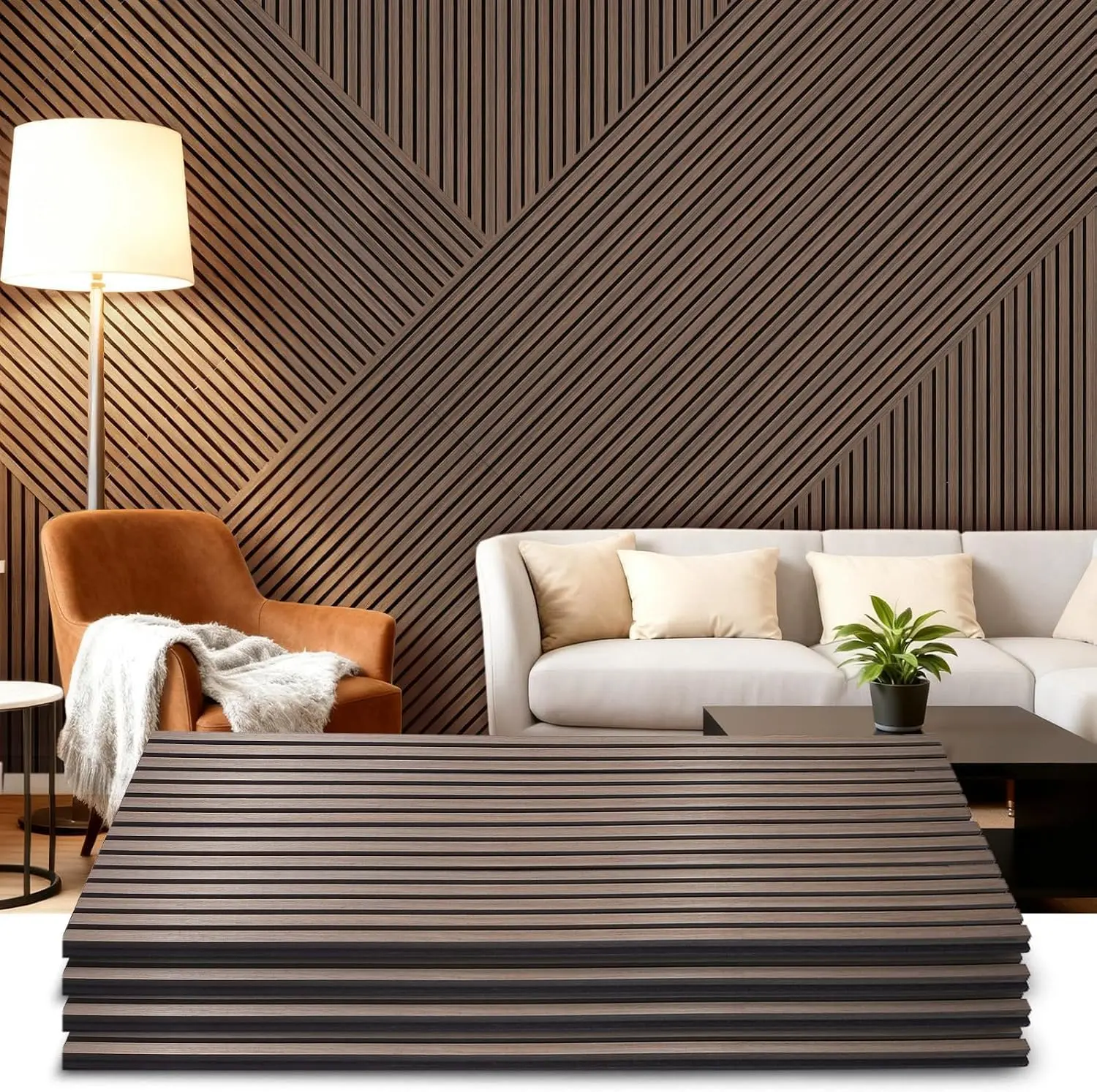 Acoustic Wood Wall Panels 4 Pack 47.6