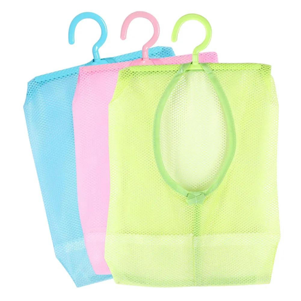 Hanging Mesh Storage Bag Storage Bag Multi Purpose Hanging Mesh Storage Bag for Socks Stockings Bra Underwear Bathroom