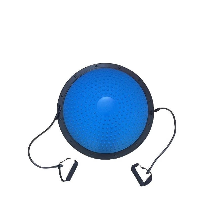 

Wholesale Fitness Balance Half Massage Gym Ball with Tension Band Bosuing Ball
