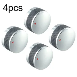 4 Pcs/set Gas Grill Control Knobs Replacement Fits BBQ Gas Grills For Oven, Stove Round Perfect Fit For Outdoor BBQ Party