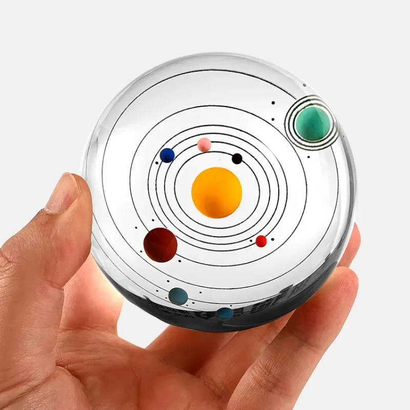 

New product with solar system Crystal ball high value