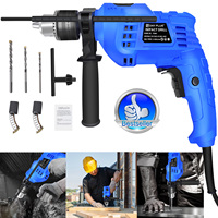 Power Electric Hammer Drill, 2 in 1 Function Rotary Hammer Drill, Variable Speed with Impact Drill Bit，360° Rotating Handle